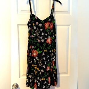 Old Navy Black Floral Dress